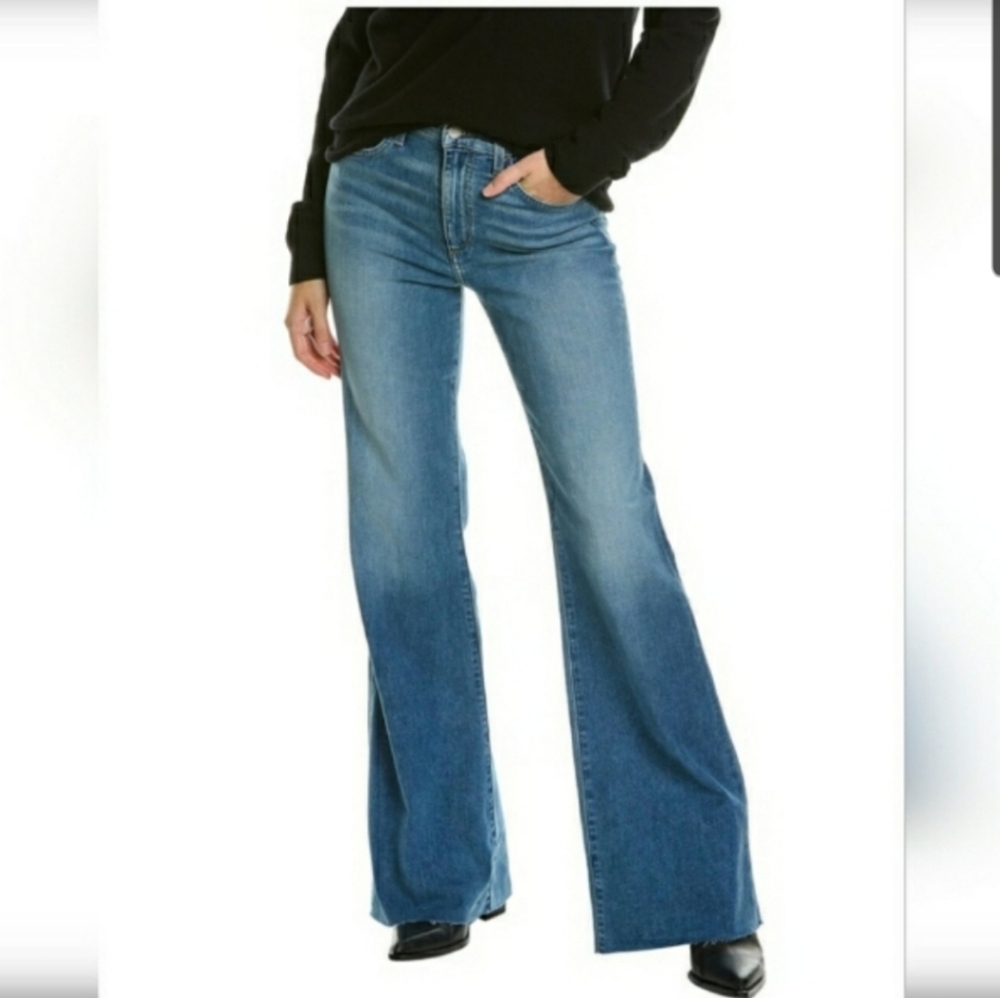 Women's Blue Flared Jeans